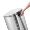 13.2 Gallon Trash Can;  Rectangular Step On Kitchen Trash Can