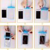 4 pcs Luminous Waterproof Floating Airbag Phone Sealed Case Pouch With Strap For Highly Sensitive Phone Screen For Swimming Gift