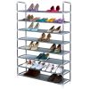 100cm Ultra Large Capacity 8 Layers Non-woven Fabrics & Steel Shoe Rack