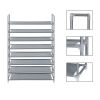 100cm Ultra Large Capacity 8 Layers Non-woven Fabrics & Steel Shoe Rack