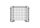 Oceanstar Stackable Metal Wire Storage Basket Set for Pantry, Countertop, Kitchen or Bathroom â€“ Black, Set of 3