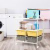 4 Drawers Shelves Rolling Storage Cart Rack