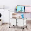 4 Drawers Shelves Rolling Storage Cart Rack