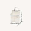 1pc Over The Door Organizer Hanging Storage; Clear Windows Pocket Organizers; Behind The Door / Wall / Nursery Closet Door Organizer