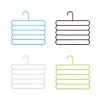 5 Layer Hanger Plastic Multipurpose Kitchen Towels Hanger, Space Saver Cabinet Hanger Multiple Clothe Hanger Tie Shawls Cabinet Organizer