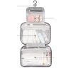 Travel Toiletry Bags Large Makeup Cosmetic Case Organizer with Hanging Hook