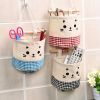 1pc Multifunctional Fabric Wardrobe Storage Hanging Bag; Cute Cartoon Wall Storage Hanging Bag; Stackable Hanging Storage Bag Behind The Door