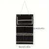 1pc Wall Hanging Storage Bag; College Student Dormitory Bedside Storage Hanging Bag; Wall Mounted Folding Storage Organizer