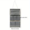 1pc Wall Hanging Storage Bag; College Student Dormitory Bedside Storage Hanging Bag; Wall Mounted Folding Storage Organizer