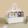 PVC Transparent Cosmetic Bag; Travel Makeup Bag; Large Capacity Travel Toiletry Bag