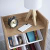 4 Bin Storage End Table Nightstand