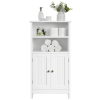 Five-layer solid wood bathroom floor cabinets; storage racks.