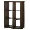 6 cube storage boxes; bookshelves; display cabinets; storage cabinets