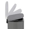 13.2 Gallon Trash Can;  Rectangular Step On Kitchen Trash Can