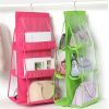 1pc Double-sided Bag Hanging Hanger; Bag Hanging Organizer; Bag Collection Storage Holder 20lbs(MAX)