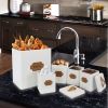 Multiful Piece Essential Houseware Kitchen Storage and Organization Canister Set