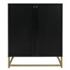 Storage Cabinet with Glass Door, Sideboard Buffet Cabinet for Kitchen,Dining Room