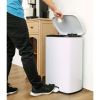 13.2 Gallon Trash Can;  Rectangular Step On Kitchen Trash Can