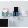 4Pcs Wall Mount Phone Holder, Adhesive Wall Phone Mount Charging Stand and Remote Control Stand