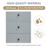 BathTall Bathroom Cabinet;  Freestanding Storage Cabinet with 3 Drawers and Adjustable Shelf;  MDF Board with Painted Finish