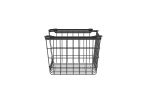 Oceanstar Stackable Metal Wire Storage Basket Set for Pantry, Countertop, Kitchen or Bathroom â€“ Black, Set of 3