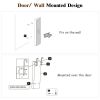 JewelryWall and Door Mounted Mirrored Jewelry Cabinet with Lights