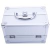 Aluminum Makeup Train Case Jewelry Box Cosmetic Organizer with Mirror 9"x6"x6" RT