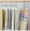 Multi Layer Sponge Non - Slip Pants Rack Metal Storage without Trace Pants Hanging