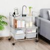 4 Drawers Shelves Rolling Storage Cart Rack