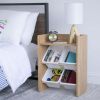 4 Bin Storage End Table Nightstand