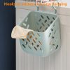 Folding Laundry Basket Bathroom Clothes Storage Organizer Baskets Portable Punch-Free Laundry basket Holder Home Accessories