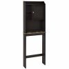 Modern Over The Toilet Space Saver Organization Wood Storage Cabinet for Home;  Bathroom - Espresso