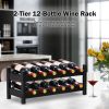 Kitchen Natural Bamboo Products Wine Rack Display Storage Holder  Shelf