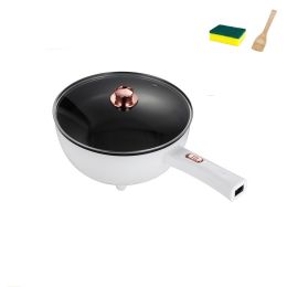 Household Multifunctional Electric Frying Pan (Option: Mechanical nonsteaming grid-Triangle plug)